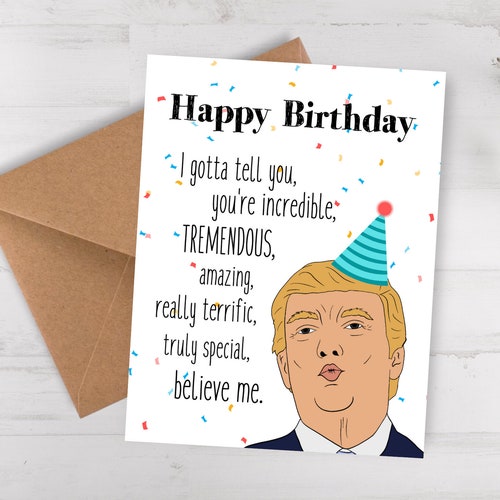 Funny Birthday Card / Happy Birthday Gift for Him / Card for Etsy
