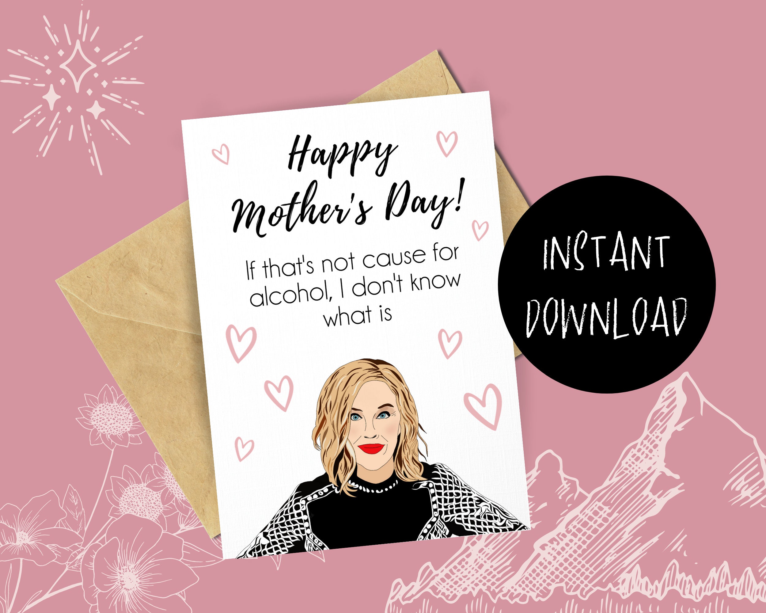 Printable Mother's Day Card / Funny Mothers Day Card for - Etsy Printable Mother's Day Card / Funny Mothers Day Card for - Etsy