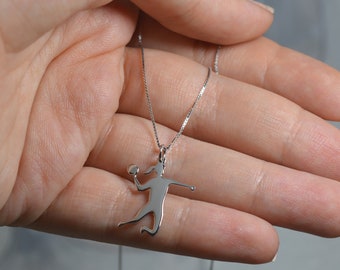 Handmade Jewelry Birthday gift for girl Handball woman Gift ideas Sport jewels Unique men jewelry unique women gifts handball coach