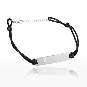 Cadeaux mari Carte d'identité en argent massif avec un joueur de handball masculin perforé Bijoux de sport Bracelet de handball bracelet en argent Cadeau garçon