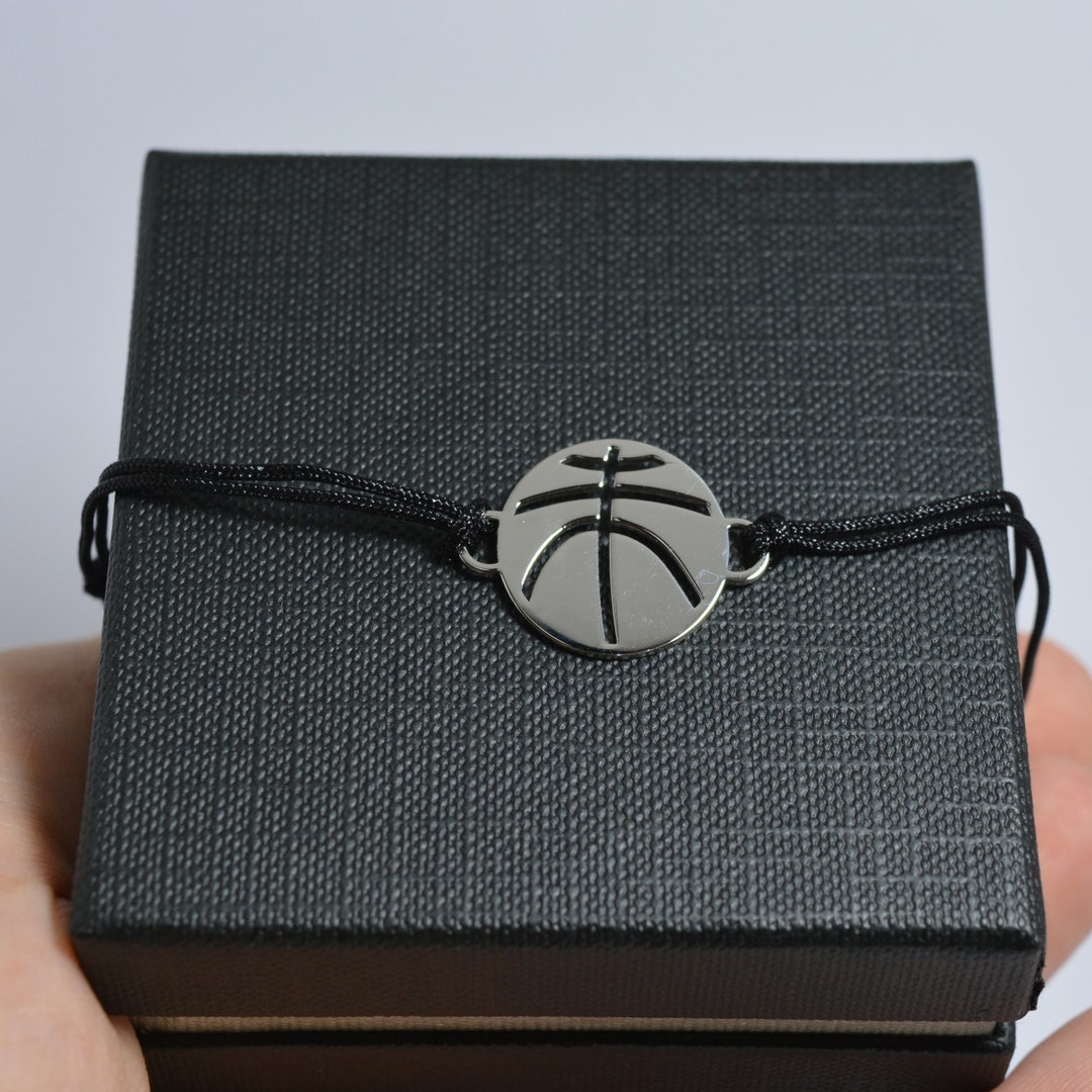 Silber Basketball Armband Silber 925 Fitness Schmuck Massiv Silber