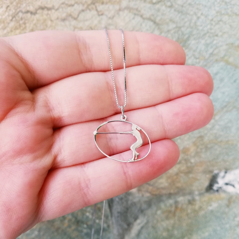 Solid Silver Jewelry Track and Field Athlete Unique Gift Etsy