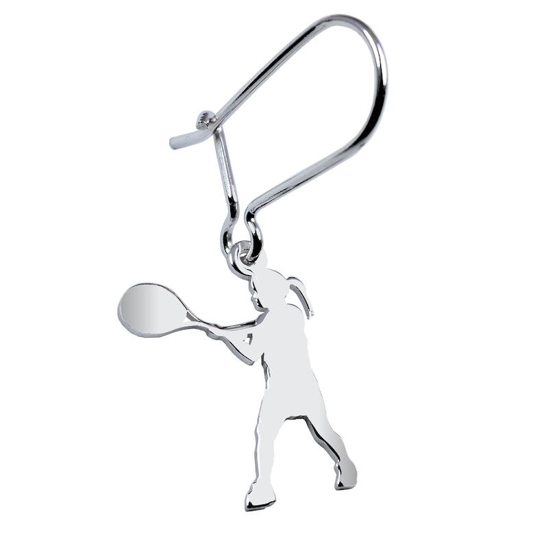 Tennis girl Sterling silver tennis earrings