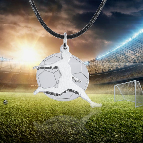 ShiQiao Spl Collana magnetica per migliori amici, regalo di calcio per ragazzi e ragazze, collana dell'amicizia per 2 amici, regalo di compleanno per giocatori di calcio, appassionati di sport