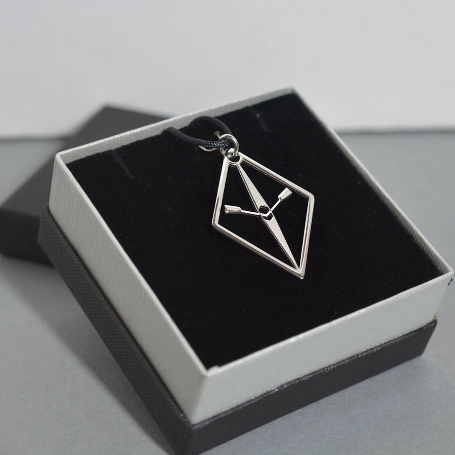 Rowing Jewelry for Team Single Scul Rowing Necklace Charm Etsy