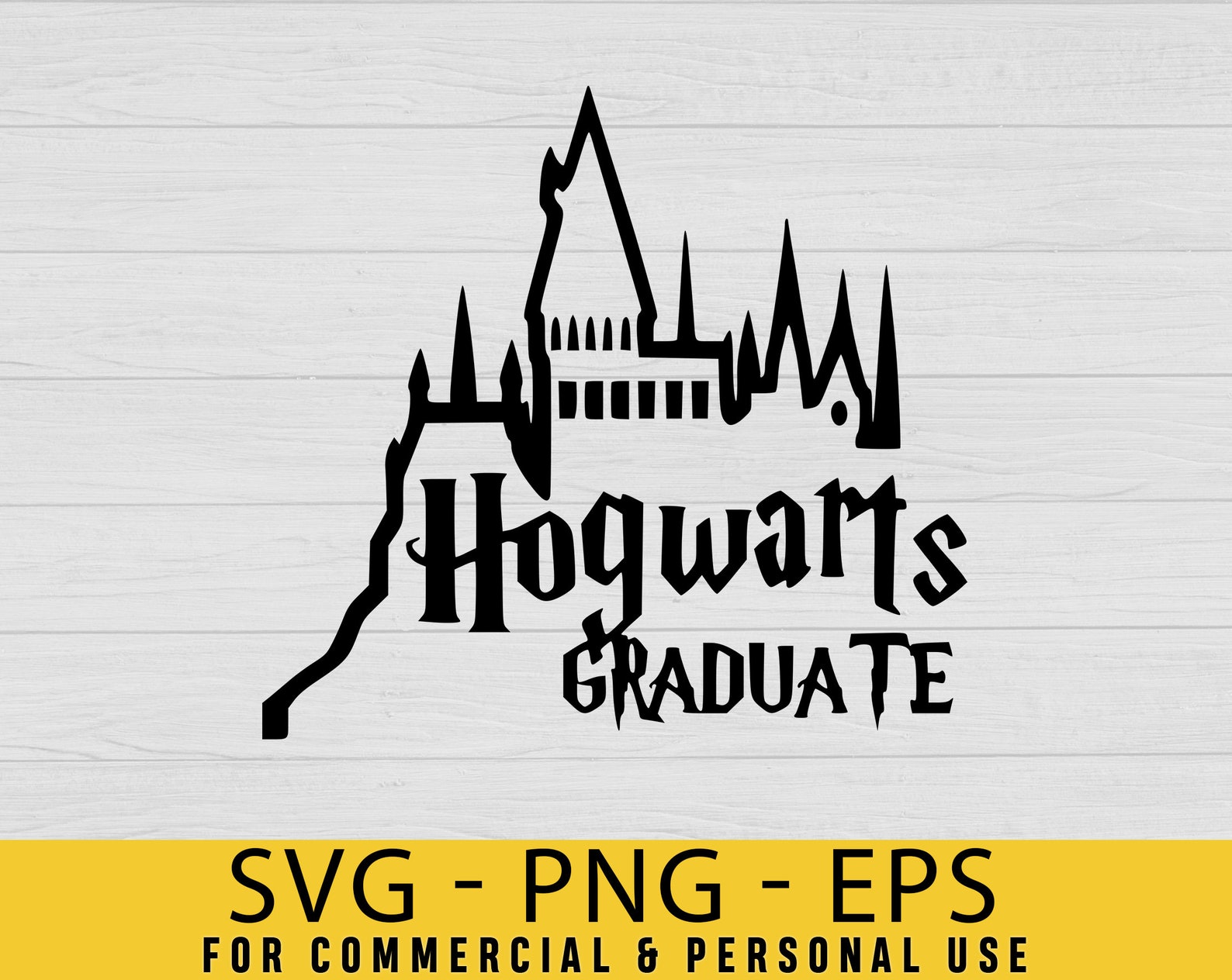 Hogwarts Graduation Svg Graduate Svg Hogwarts Svg Black Etsy Singapore