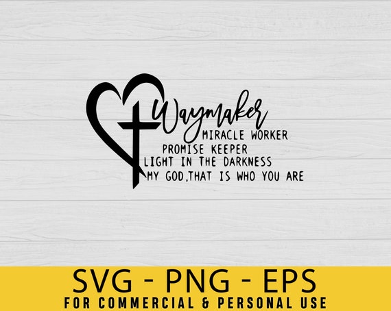 Download Waymaker Svg Waymaker Svg Way Maker Svg Waymaker Png White Etsy