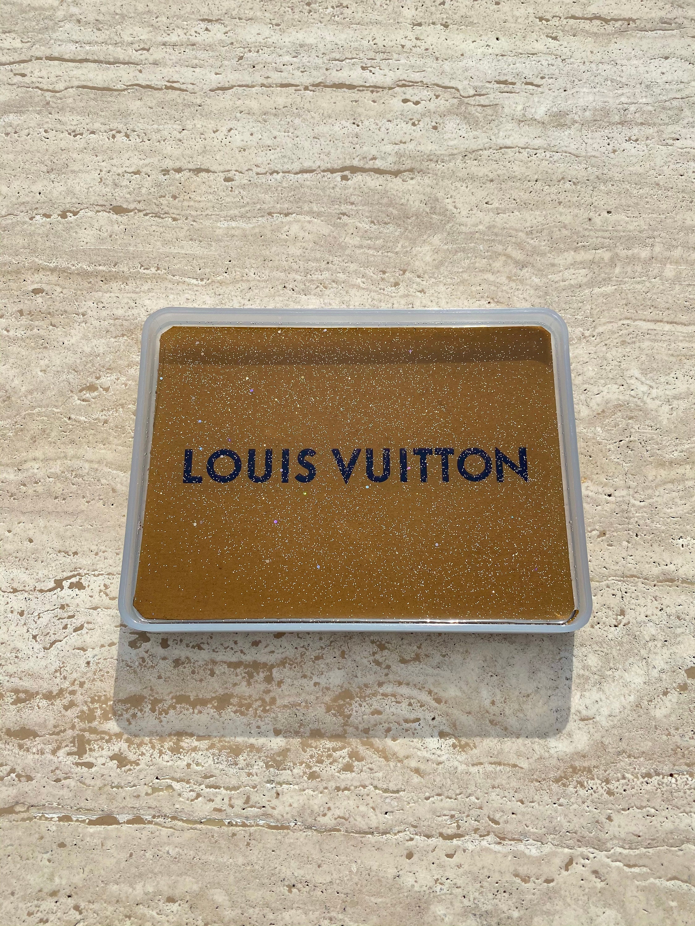 Designer Tray SMALL LV Louis Vuitton Bathroom Tray/ 