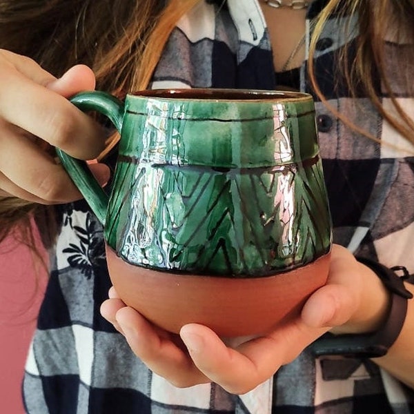 Tazza di ceramica per amanti del caffè, tazza di ceramica grande, regalo fatto a mano, regalo di inaugurazione della casa,