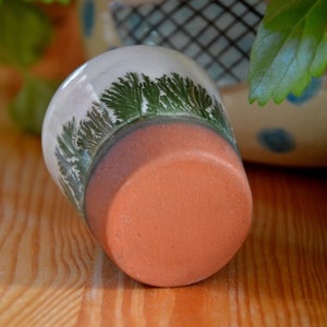 Christmas Shot Glass, Handmade Ceramic Pottery, Ceramic Espresso Small Cups Set image 6