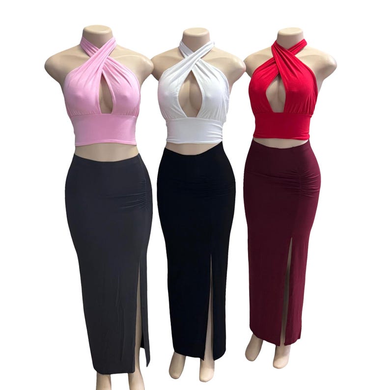 Women's Pink Halter Top, Criss Cross Crop Top, Y2K Aesthetic Wrap Top, Cute Going Out Shirt, Pastel Clubbing Top, Festival Clothing Women image 9
