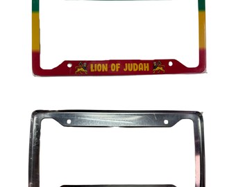 Frame License Plate, Lion of Judah Car License Plate Frame, Car Auto Accessories