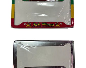 Frame License Plate, Afro Lion of Judah Car License Plate Frame, Car Auto Accessories