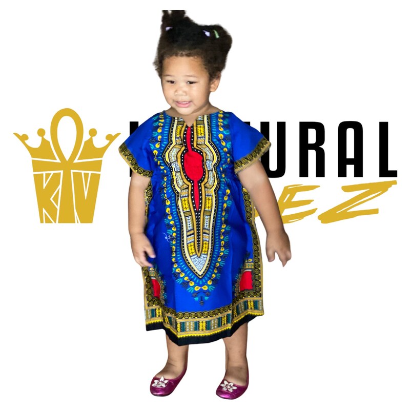 Diamond Short Sleeve Dashiki Dress