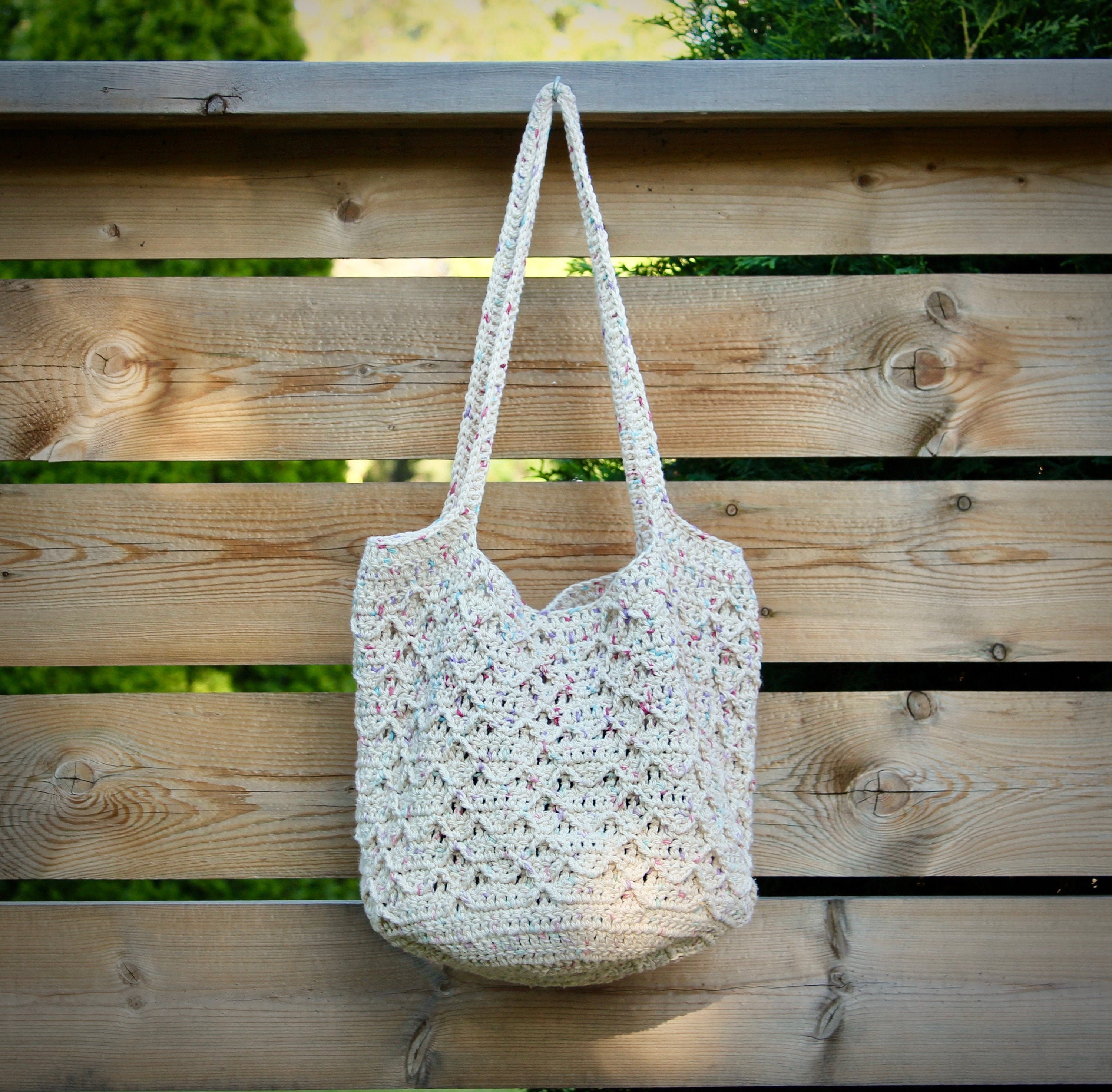 Vintage-inspired Crocheted Tote Pattern Digital PDF Rocky Mountain ...