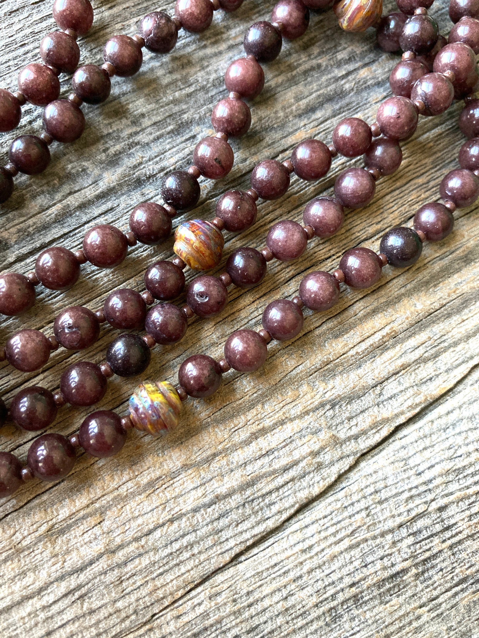 Traditional Buddhist Mala prayer Beads Chocolate Brown With Etsy