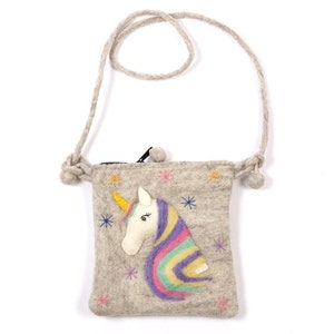 Unicorn Strap Bag Handmade Felt Bag