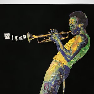 Miles Davis Collage - Poster / Art Print