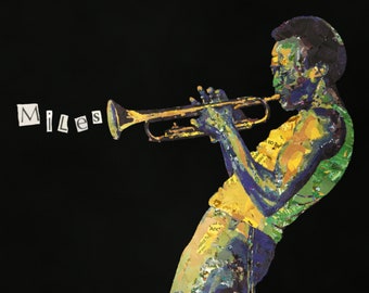 Miles Davis Collage - Affiche / Impression d’art