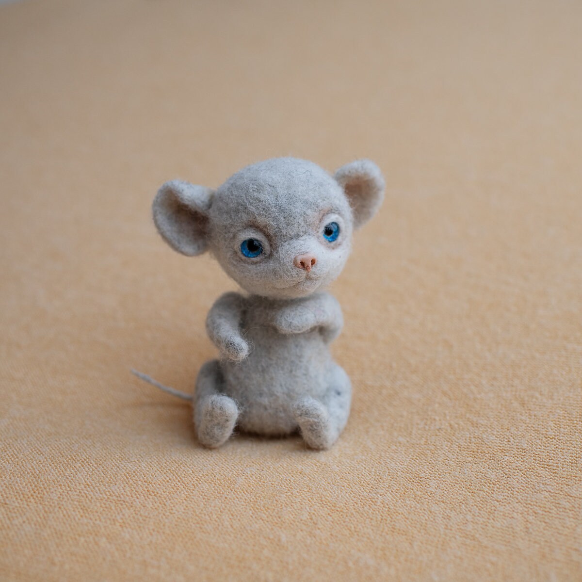 Accessories Children's Photo Props Stuffed animal wool toy mini gray