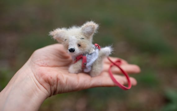 Handmade Miniature Dog in Dress: Blythe Doll Pet, BJD Accessory