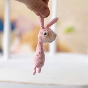 Blythe little rabbit pet,  toy for custom Blythe doll, felted funny little pet animal, rabbit lovers gift, Blythe accessories and friends