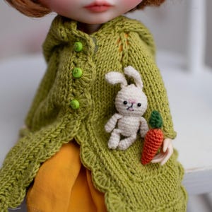 Cozy hood, tiny bunny, warm heart