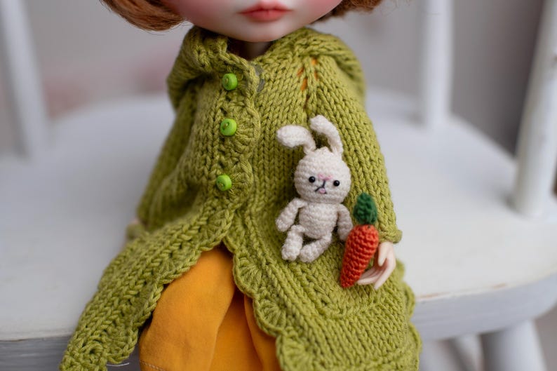 Cozy hood, tiny bunny, warm heart
