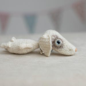 Miniature  dog for  custom Blythe and ooak doll, toy, pet, friends for art doll,  Blythe accessories, Dog with a leash