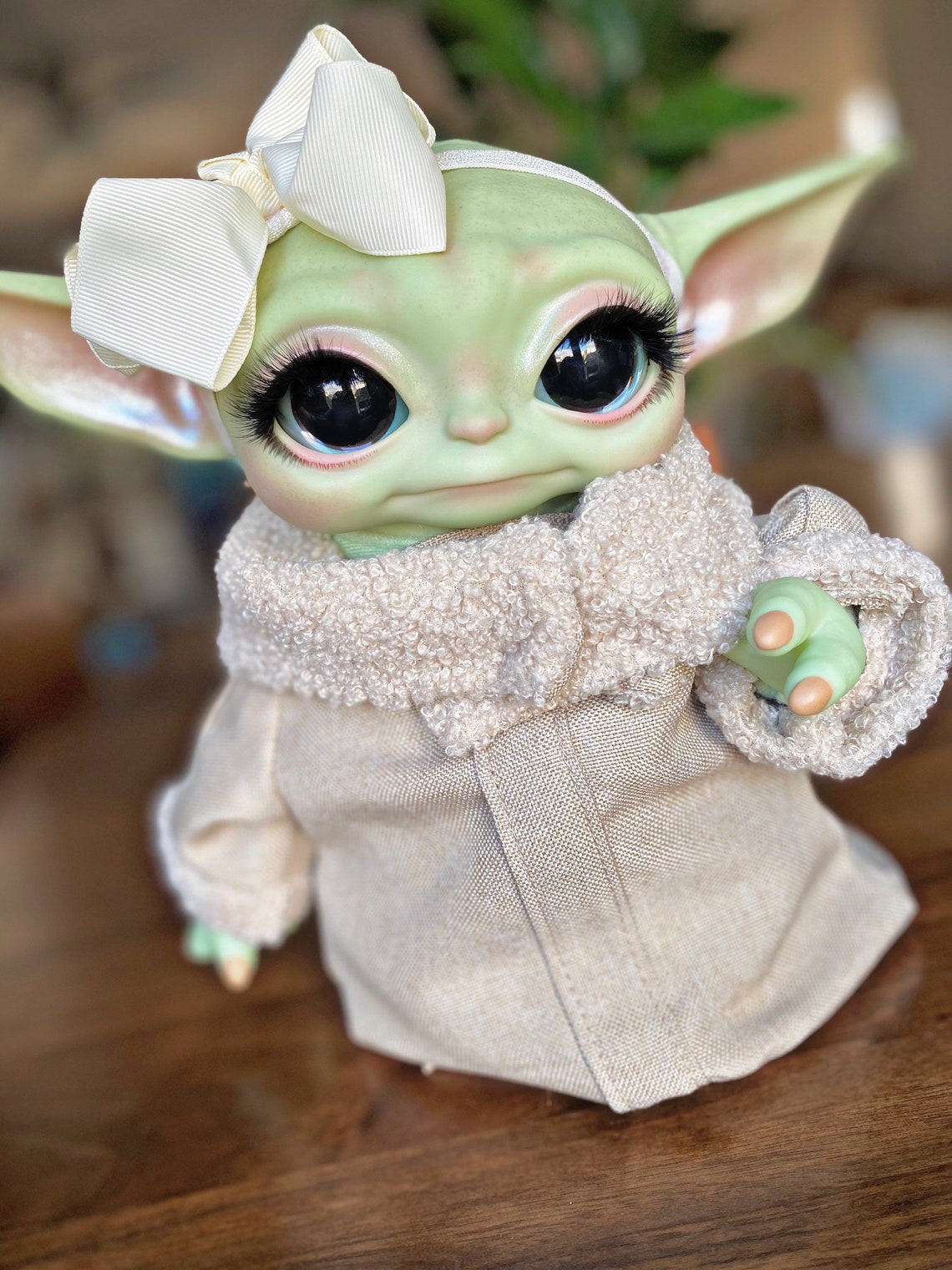 NOT FOR SALE The Pink Yoda reborn and painted baby yoda Etsy