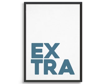 Printable modern wall art / Extra poster