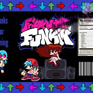 Freitag Nacht Funkin Chips Tasche - INSTANT DOWNLOAD JPG