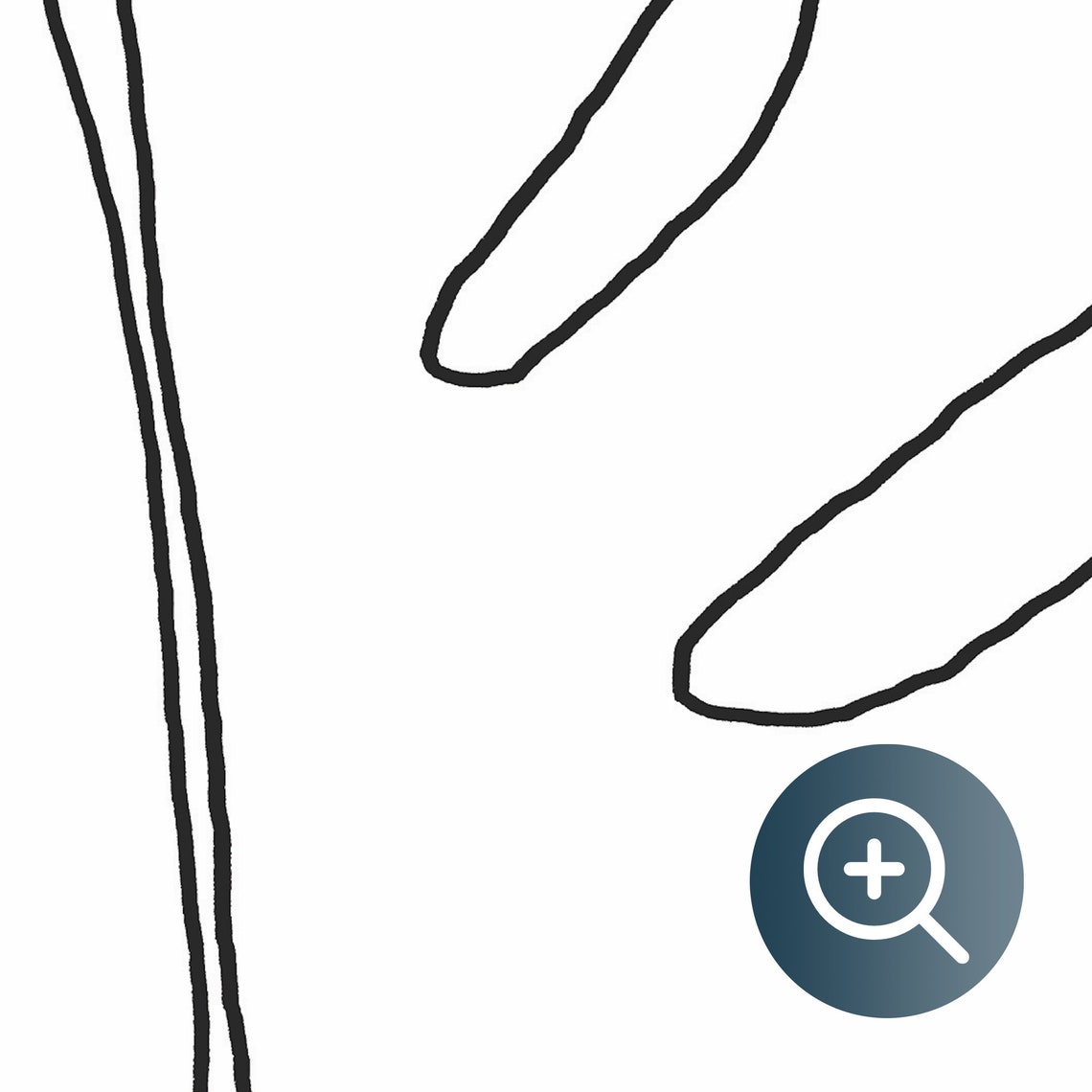 Set of 3 Prints Line Art Prints Leaves Wall Art Leaves Line Etsy