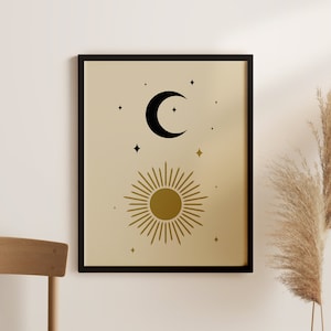 Society6 ケース Moon and stars by Inmyfantasia Celestial Minimalist Art, Moon of My Life, My Sun and Stars