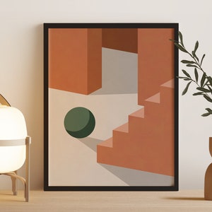Architectural Print, Geometric Shape Art, Minimalist Wall Art, Architectural Wall Art, Printable Wall Art
