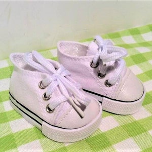 Doll Sneakers - 18 inch Doll Low Top Tennis Shoes - Fits 18 Inch Doll - Doll Accessory - Lace Up Shoes - Easy to Put on