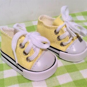 Doll Sneakers - 18 inch Doll Low Top Tennis Shoes - Fits 18 inch - Doll Accessory - Lace Up Shoes - Easy to Put on. Fits American Girl Doll