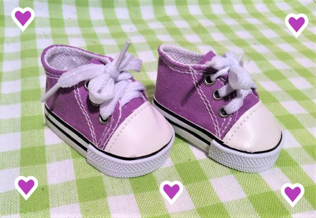 Low Top Doll Sneakers 18 Inch Doll Tennis Shoes Doll Accessory Lace up
