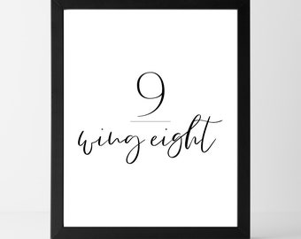 COMPRAR 2 OBTENER 1 GRATIS Eneagrama 9 Ala 8 Imprimir / Descarga instantánea