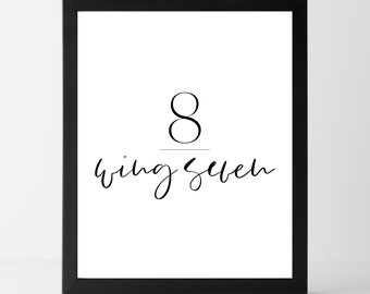 COMPRAR 2 OBTENER 1 GRATIS Eneagrama 8 Ala 7 Imprimir / Descarga instantánea