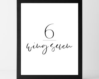 COMPRAR 2 OBTENER 1 GRATIS Eneagrama 6 Ala 7 Imprimir / Descarga instantánea