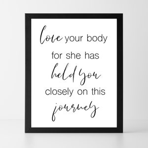 Love Your Body | Instant Download