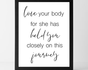 Love Your Body | Instant Download