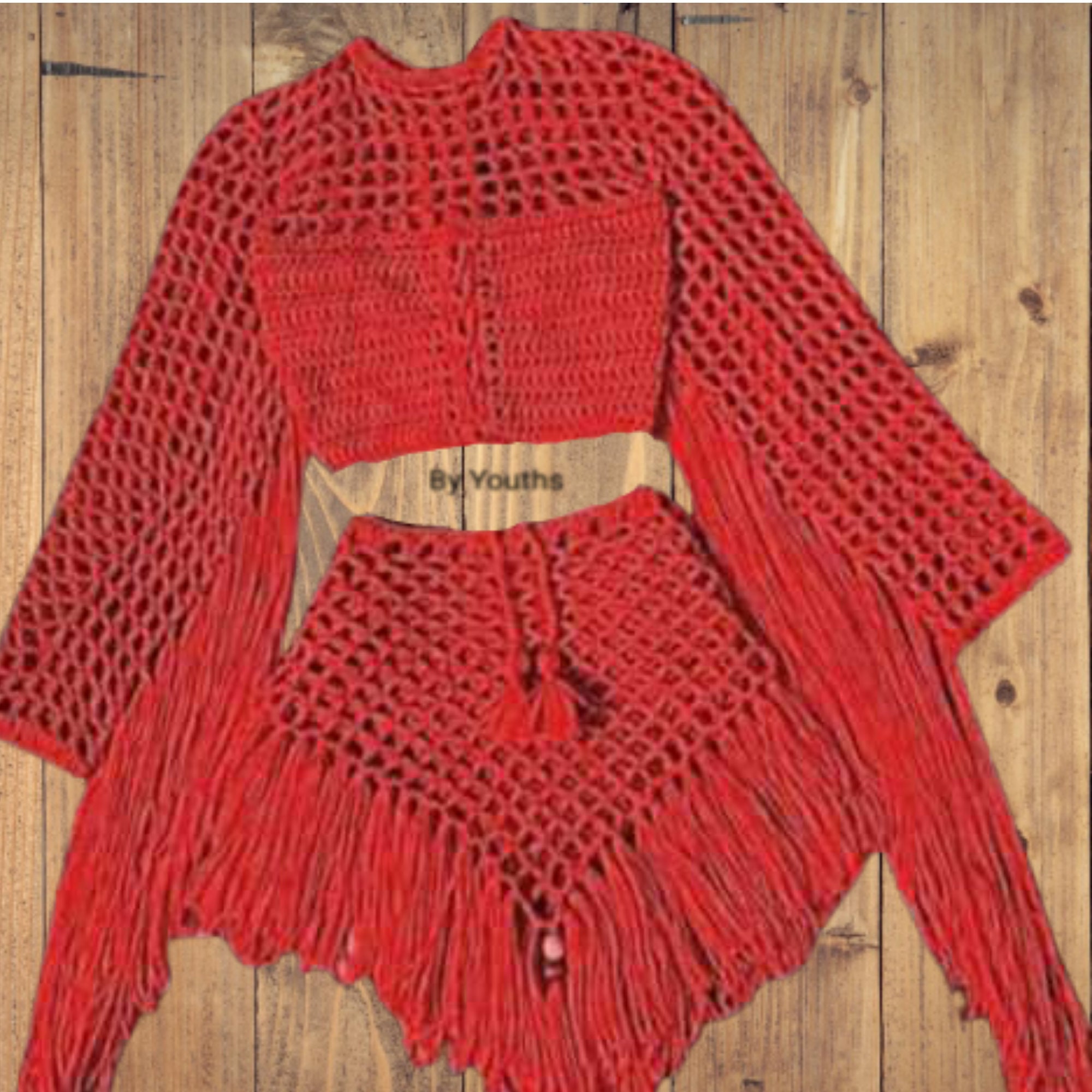 Crochet Top & Bottom Pattern, Beach Wear, Festival Pattern