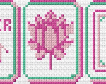 Custom Mahjong 3 Tile Canvas for Julia F.