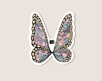Butterfly Lover Sticker | 3”x 3”| Weatherproof Stickers | Taylor Swift stickers | Tswift Lover Sticker | Taylor Swift Me sticker