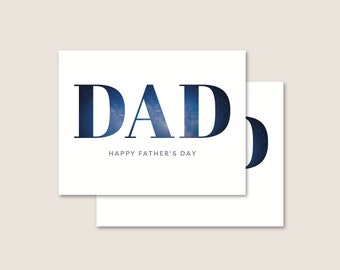 DAD Father’s Day Greeting Card | Father's Day Card | Handmade Father's Day Cards | Father's Day Gift | From Daughter | From Son
