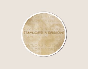 Taylor's Version Sticker | 3”x 3”| Weatherproof Stickers | Taylor Swift stickers | tswift stickers | Fearless Stickers | Fearless Album