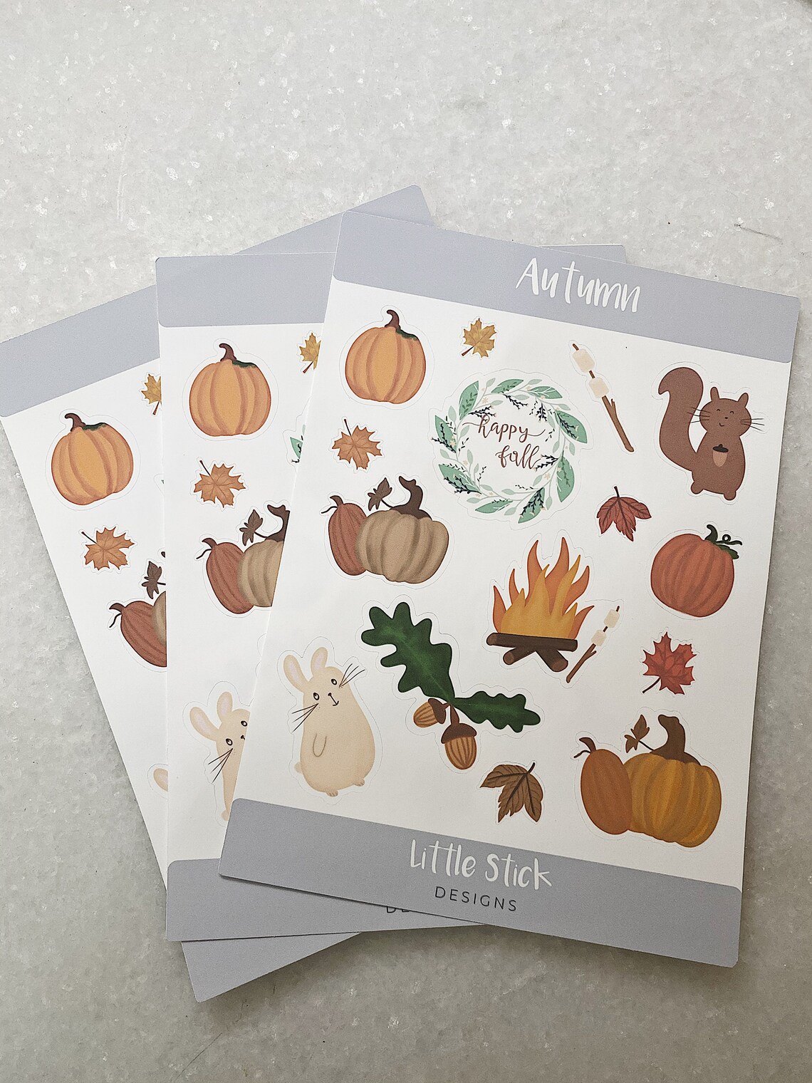 Autumn Sticker Sheet Bullet Journal Stickers Sticker Sheets Laptop ...