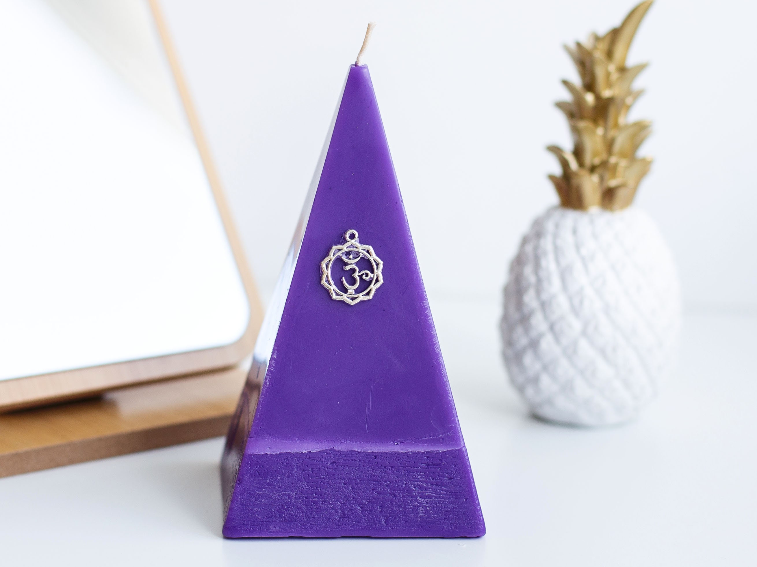 Chakra Candle With Crystal Inside Muladhara Yoga Gift . Etsy